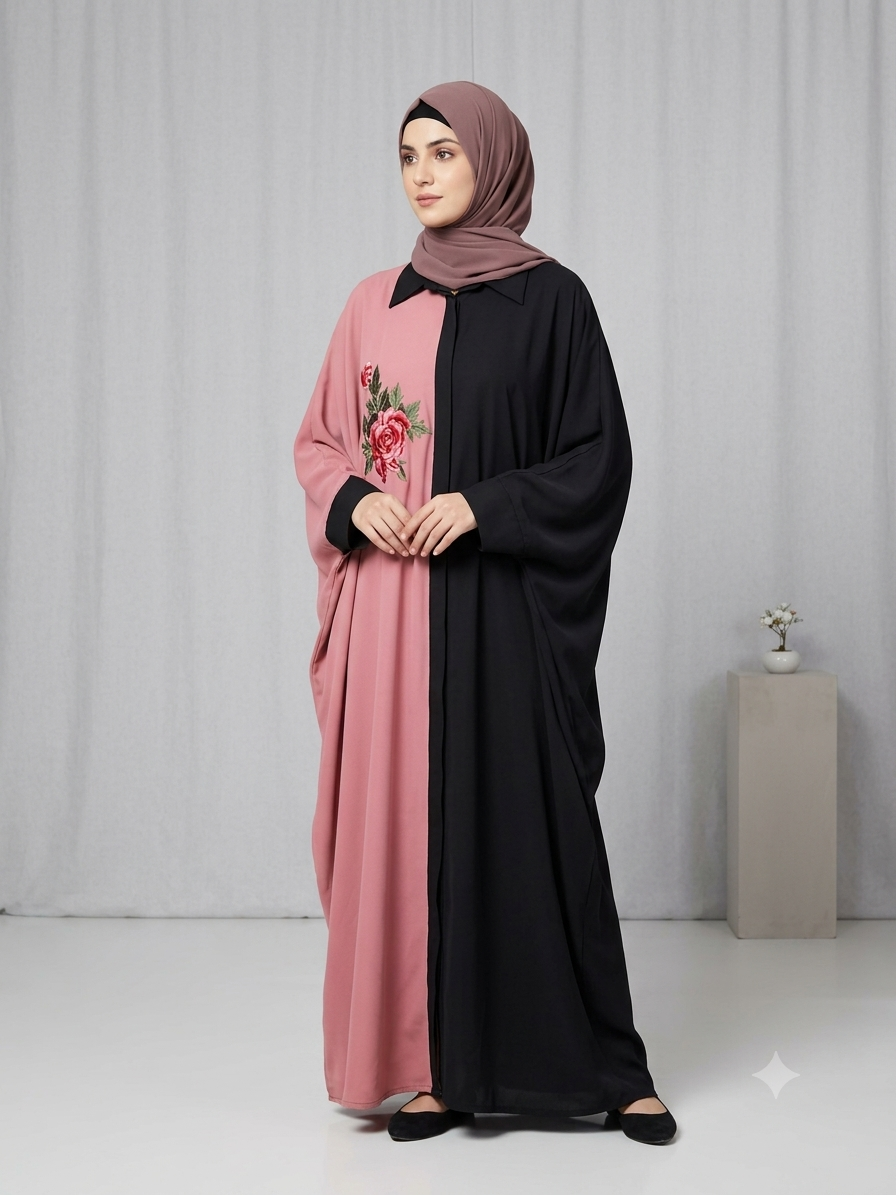 عبا بحرینی جلو دکمه دار الیزه